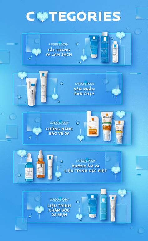 Skincare Design, Laroche Posay, Cosmetics Banner, Banner Design Inspiration, Cosmetic Design, Box Packaging Design, Social Media Design Inspiration, Promotional Design, Web Banner Design