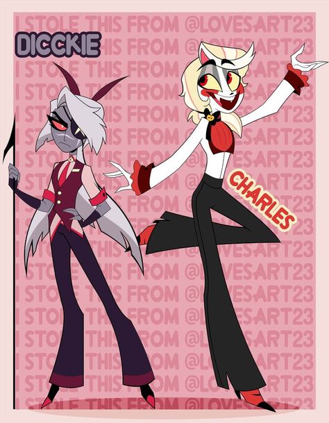 @Lovesart23 Genderbent Hazbin Hotel, Hazbin Hotel Oc Ideas, Hazbin Hotel Redesign, Boss Series, Hazbin Hotel Charlie, Hotel Trivago, Ange Demon, Saving Grace, Monster Hotel