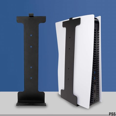 Wall Stand Kit Playstation 5 Compatible Disc Edition and Digital Edition Wall Mount Kit for PS5, Wall Stand For PS5 Accessories- Black Playstation 5, Playstation, Wall Mount, Wall