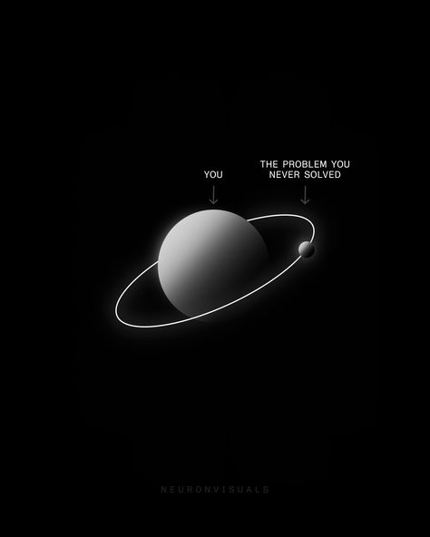 No matter how big or small our problems are, they are all worth solving. They will continue to orbit us if we don't solve them. Whether it is: - Difficult conversation for you - An apology - Something you postponed doing - etc Take control. Picture Affirmations, Ceo Mood, Problem Solving Quotes, Learning Pyramid, Wise Inspirational Quotes, Millionaire Mindset Quotes, Improvement Quotes, Personality Quotes, Villain Quote