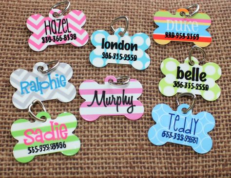 I really like this! Sublimation Dog Tags, Cricut Dog Tags, Bone Dog, Custom Pet Tags, Pet Tags Personalized, Personalized Dog Tags, Custom Dog Tags, Diy Resin Art, Dog Id Tags