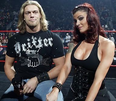 Embedded image Edge And Lita, Amy Dumas, Wwe Lita, Wwe Edge, Maryse Ouellet, Adam Copeland, Chris Jericho, Total Divas, Wwe Photos