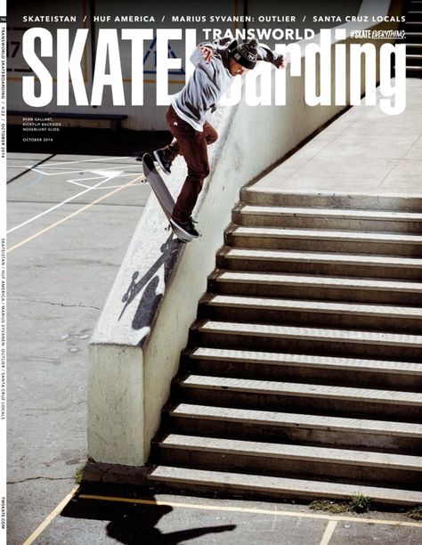 TransWorld Skateboarding October 2014 edition - Read the digital edition by Magzter on your iPad, iPhone, Android, Tablet Devices, Windows 8, PC, Mac and the Web. Tattoo Skate, Skateboarding Magazine, Transworld Skateboarding, Skateboarding Aesthetic, Skateboard Photography, Bob Lace Front Wigs, Photography Creative, Fitness Transformation, Skate Park