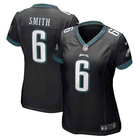 DeVonta Smith Philadelphia Eagles Nike Women's Game Jersey - Black Check more at https://anzstyle.com/product/nfl/philadelphia-eagles/devonta-smith-philadelphia-eagles-nike-womens-game-jersey-black-6624/ Philadelphia Eagles Colors, Devonta Smith, American Football Uniforms, Eagles Jersey, Philadelphia Eagles Fans, Eagles Fans, Jordan 8, Football Uniforms, Game Jersey