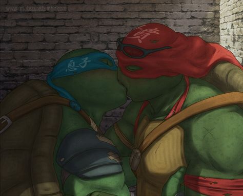 Leo X Raph, Raph X Leo, Turtles Forever, Tmnt Leo, Tmnt Characters, Leonardo Tmnt, Chihiro Y Haku, Well Hello There, The Quiet Ones