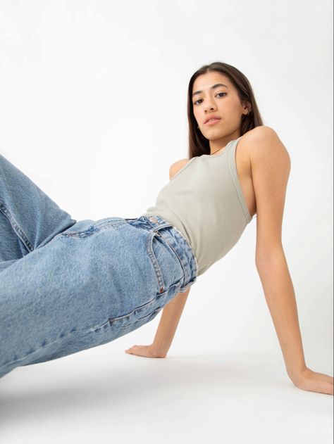 Blue Jeans Photoshoot, Ecommerce Photoshoot, Denim Photoshoot, Modelling Portfolio, Denim Editorial, Studio Photoshoot Ideas, Studio Portrait Photography, Studio Poses, Fashion Model Poses