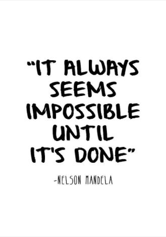 “It always seems impossible until it’s done.” - Nelson Mandela Citation Nelson Mandela, Fina Ord, Done Quotes, Motiverende Quotes, Trening Fitness, Nelson Mandela, Quotable Quotes, A Quote, Famous Quotes