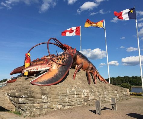 Shediac's Giant Lobster - All You Need to Know BEFORE You Go Maritimes Canada, Giant Lobster, Ageing Gracefully, Lobster Trap, Famous Sculptures, Atlantic Canada, Most Beautiful Birds, Public Park, Romantic Gestures