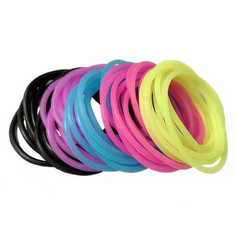 PRICES MAY VARY. 【Assorted Colors Jelly Bracelets】：Package includes 50pcs neon silicone jelly bracelets. There are 5 classtic colors in total, 10 pcs for each color. Enough for your replacement and matching different outfits in daily life or party. 【One Size Fit for Most】:Each bracelet diameter measures at 2.36in/6cm, and is made out of flexible rubber material that each bracelet can be stretched to approximately 3 inches making it easy to roll on wrist for a perfect fit. They are unisex and can 80s Party Favors, Party Favors For Women, Jelly Bracelets, Neon Bracelets, 80s Theme Party, Bracelet Packaging, 80s Theme, Perfect Birthday Party, Retro Bracelet