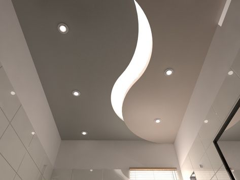 Bathroom Ceiling Design, Gypsum Ceiling Design, Fall Ceiling, Interior Ceiling Design, Gypsum Ceiling, Pop Ceiling Design, House Ceiling Design, Ceiling Design Living Room, Ceiling Design Modern