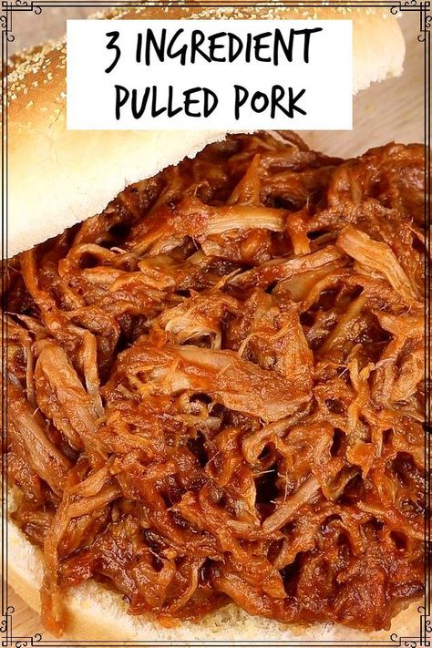 Pulled Pork Crock Pot Recipes Easy, Recipes Pulled Pork, Easy Pulled Pork Crock Pot, Barbecue Pulled Pork Recipe, Slow Cooker Pulled Pork Recipe, Pork Roast Crock Pot Recipes, Easy Pulled Pork Recipe, Bbq Pulled Pork Slow Cooker, Pulled Pork Recipe Slow Cooker