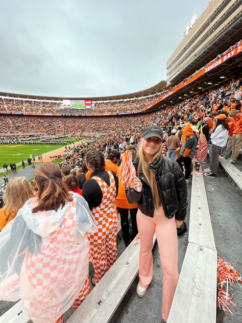 Tennessee Tailgate Outfit, Tennessee Vols Outfit, Ut Outfits, Tennessee Game Day, Univ Of Tennessee, College Football Game Outfit, Tennessee Volunteers Football, College Football Games, Tennessee Vols