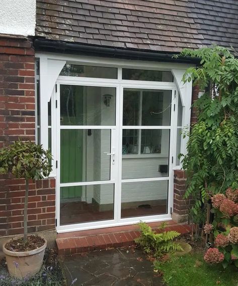 White Aluminium Patio Doors, White Aluminium Doors, Scandi Industrial, Aluminium Patio Doors, Aluminium French Doors, Aluminium Doors, Back Doors, Steel Doors, Patio Doors