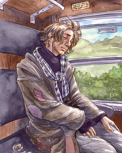 Remus Lupin Classe Harry Potter, Male Reference, Harry Potter Illustrations, Severus Rogue, Theme Harry Potter, Harry Potter Artwork, Images Harry Potter, Potter Art, Prisoner Of Azkaban