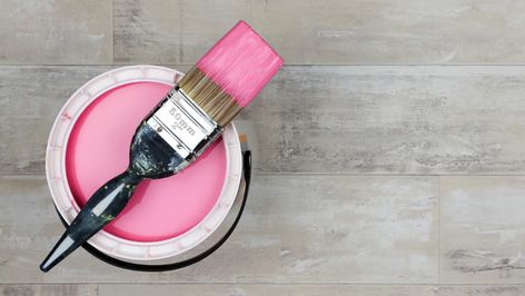 Pink paint shortage: Where to buy after Barbie movie causes shortage Pink Paint Color, Gray Gardens, Pink Paint Colors, Unique Hardware, Floor Murals, Tub Tile, Ikea Cabinets, Washable Paint, Storing Paint