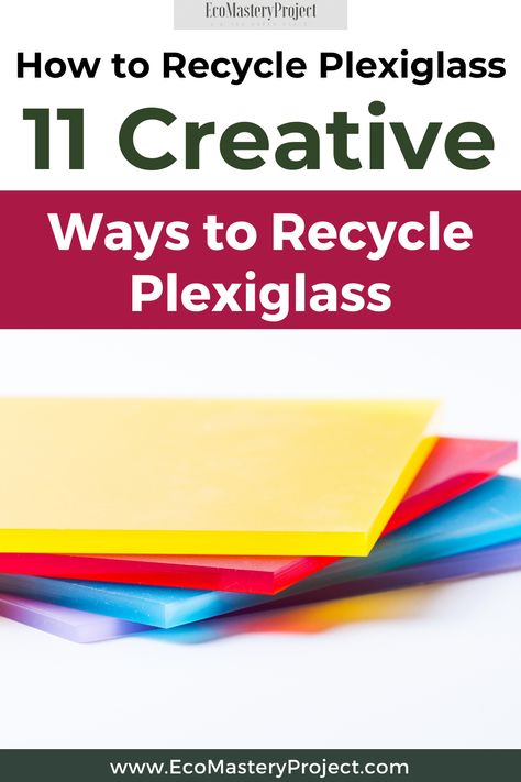 Plexiglass is a durable, clear plastic. It can be used for many different things, but what if it breaks? How do you recycle plexiglas in your home or business? Here are 11 creative ways that will inspire you and show how versatile this material really is! Disposal Glass Craft Ideas, Plexiglass Stained Glass Diy, Plexiglass Diy Projects, Plexiglass Art, Plexiglass Ideas, Recycled Plastic Sheet, Colored Plexiglass Panels, Colored Plexiglass, Plexiglass Sheets