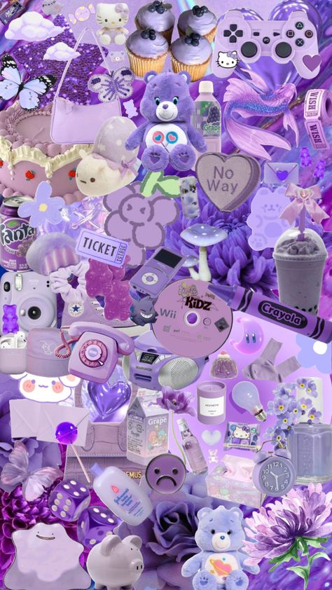 💜👾Purple☂️🌂 #purple #aesthetic #purpleaesthetic #moodboards #mood #inspo #pinterest #fyp Purple Mood Board Aesthetic, Purple Collage, Purple Board, Youtube Intro, Purple Wallpaper Iphone, Kitty Wallpaper, Wallpaper For Your Phone, Wallpapers Backgrounds, Pretty Wallpapers Backgrounds