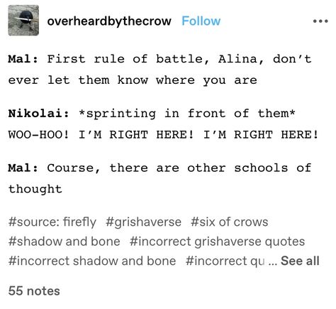 Shadow And Bone Headcanons, Bone Book Series, Silent Reading, Crow Books, Grisha Verse, Bone Books, Throne Of Glass Books, Kaz Brekker, The Darkling