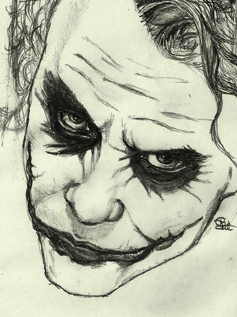 Joker Art Drawing, Image Joker, Joker Sketch, Joker Painting, 13 Tattoo, Marvel Art Drawings, Batman Christian Bale, Tattoo Disney, Joker Drawings