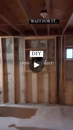 1.8K views · 19 reactions | DIY stone fireplace! The basement previously had a wood burning stove, but it was ugly, old & a hazard to little kids. So we moved it outside and installed this one instead 🙌🏻 | The Taylor Style | Tony Dark Eyes · Flow Diy Stone Fireplace, Old A, The Basement, Dark Eyes, Wood Burning Stove, Stone Fireplace, Wood Burning Fireplace, A Wood, Wood Burning