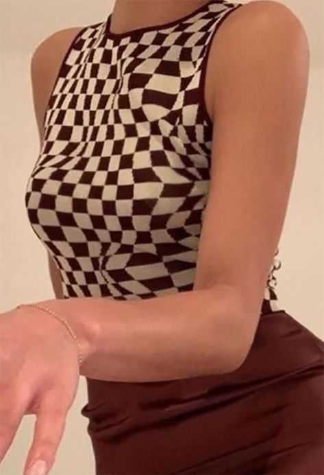 2023 Buy Checkered Print Crop Tank Top under US$15 in Tops&Tees Online Store. Free Shipping with US$69+. Check reviews and buy it today. Style: Street Fabric Content: Viscose Fit Type: Slim fit Neckline: Crew Neck #90s #90sfashion #backtoschool #backtoschooloutfits #firstdayofschooloutfit #spring #summer #summerstyle #streetstyle #outfits #ootd #trendyoutfits #fashionista #casualoutfits #crop #cropped Checkered Print, Checker Print, Bodycon Floral Dress, Top Streetwear, Crop Tank Top, Crop Top Blouse, Blue Blouse, Cropped Tank Top, Crop Tank