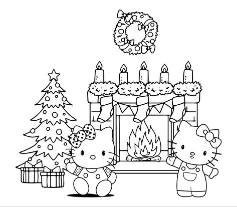 Sanrio Coloring Pages Christmas, Disney Character Drawing, Happy Birthday Coloring Pages, Hello Kitty Colouring Pages, Mario Coloring Pages, Kitty Coloring, Christmas Coloring Sheets, Monster Coloring Pages, Birthday Coloring Pages