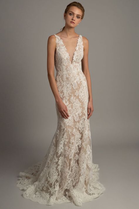 Jenny Yoo Online Store - Bridal Gown and Wedding Dress Shop, Plus Sizes Fall Reception, Sheath Wedding Dress Lace, Wedding Binder, Timeless Wedding Dress, Anna Campbell, Wedding Dress Champagne, Chic Brides, V Neck Wedding Dress, Wedding Clothes