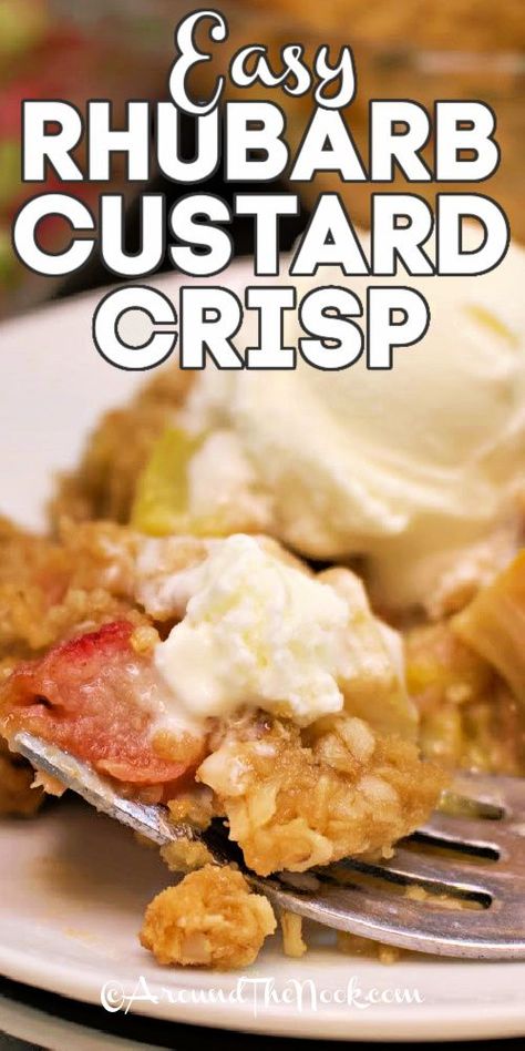 Pie Crumble Topping, Rhubarb Bars Recipes, Rhubarb Oatmeal, Rhubarb Crumble Recipes, Rhubarb Custard Pies, Rhubarb Recipes Crisp, Rhubarb Cobbler, Oatmeal Crumble, Oatmeal Crisp