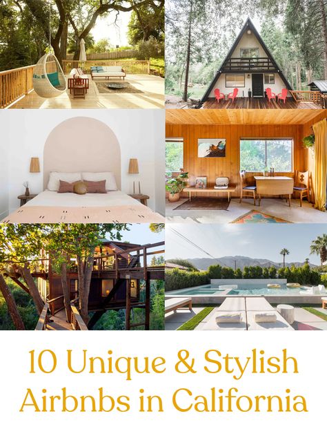 10 Unique & Stylish Airbnbs in California — arielle vey | photography California Airbnb, Unique Airbnb, Honeymoon On A Budget, California Honeymoon, Tahoe City, Outdoor Lounge Area, Places In California, Visit California, Quiet Area