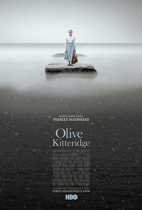 Tv Shows Posters, Olive Kitteridge, Series Poster, Academy Award Winners, Academy Awards, Cinematography, Tv Shows, Tv