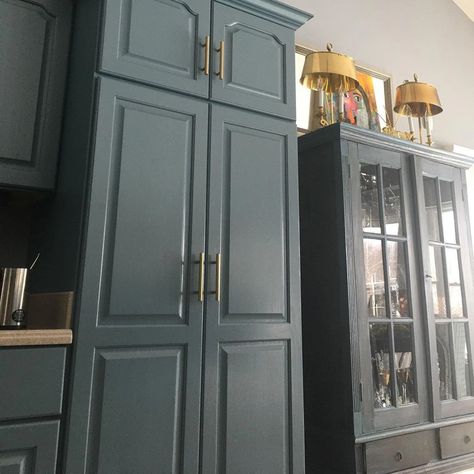 Deep Blue Sherwin Williams, Sherwin Williams Moody Blue Cabinets, Sw Mediterranean Paint, Riverway Sherwin Williams Cabinets, Sw Waterloo Cabinets, Mediterranean Sherwin Williams, Mediterranean Paint Colors Interior, Sherwin Williams Mediterranean, Sw Mediterranean