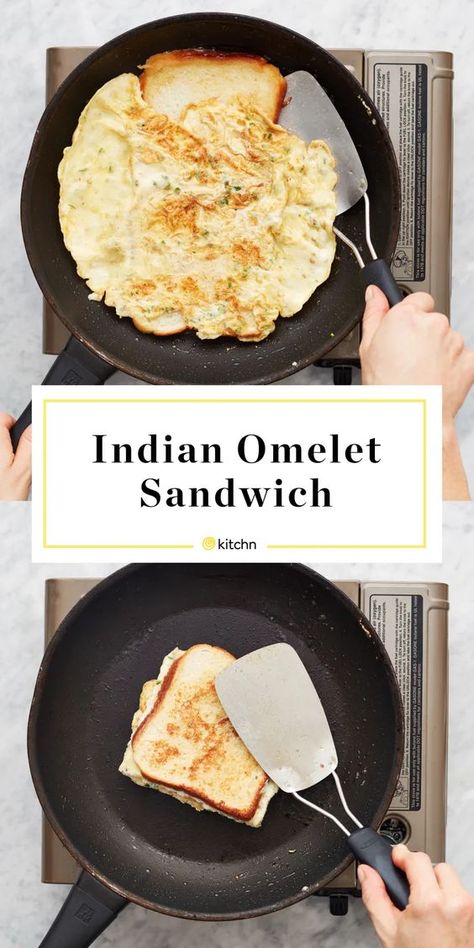 Savoury French Toast, Indian Bread, Indian Street Food, Omelet, Breakfast Dishes, Egg Recipes, How To Make Bread, Yummy Breakfast, Brunch Recipes