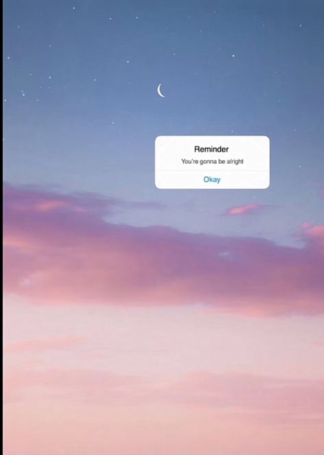 A lil wallpaper to remind u it will be ok It’s Ok Wallpaper, Its Ok Not To Be Ok Wallpaper Aesthetic, Everything Will Be Ok Wallpaper, It's Okay Wallpaper Aesthetic, It’s Okay Wallpaper Iphone, Everything Will Be Ok, Gonna Be Alright, Iphone Wallpaper