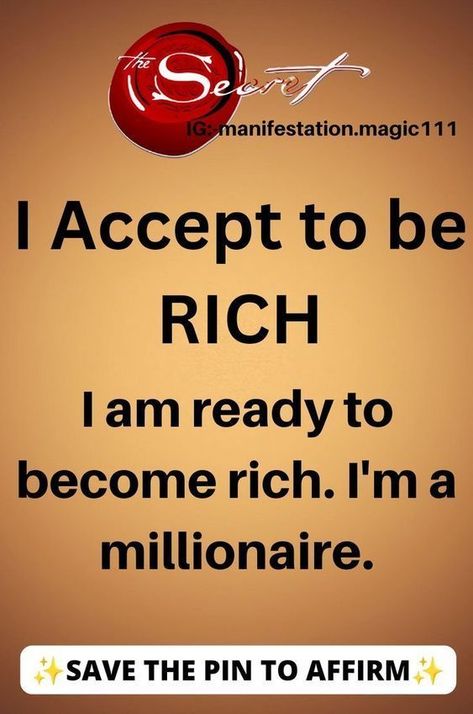 Prosperity Mindset, Financial Wealth, Attracting Abundance, Become Rich, Manifesting Wealth, Be Rich, Affirmations For Happiness, Luck Quotes, Wealth Affirmations