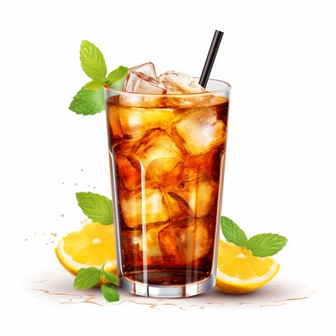 Arabic Colors, Peach Ice Tea, Food Design, Iced Tea, Vector Graphics, Png Images, Stock Illustration, Transparent Background, Social Media