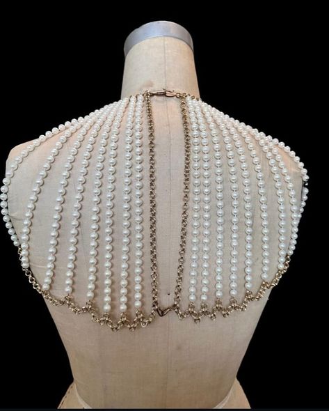 Because someone needs this for an upcoming event! 😱🤩 Expertly crafted by Erin Knight Designs, the Monroe One Of A Kind Vintage Pearl Shawl exudes timeless elegance. #pearlshawl #vintagestyle #oneofakindjewelry #vintagejewelry #erinknightdesignsjewelry Pearl Shawl, Pearl Clothing, Sweet Grace, One Piece & Sets, Wedding Guest Style, Wear Pearls, Maxi Gown Dress, Vintage Pearl, Pearl Design