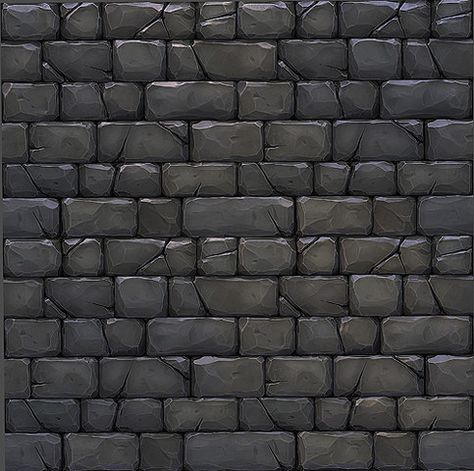 Terrain Texture, Stone Wall Texture, Stone Decoration, Game Textures, Stone Wall Art, Animation Anime, Texture Drawing, Hand Painted Textures, Art Animation