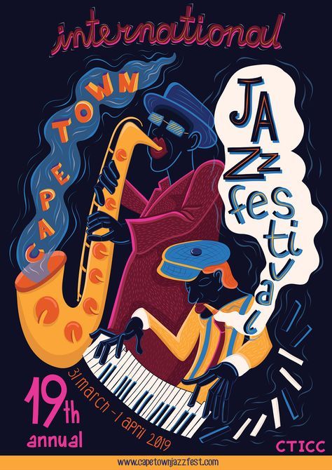 Jazz Festivals Radio Tours Interview Artist Jazz Festival Poster Illustration, Jazz Music Festival Poster, Music Illustration Poster, Jazz Poster Design, Jazz Illustration, Recital Poster, Jazz Music Art, Fest Poster, Jazz Posters