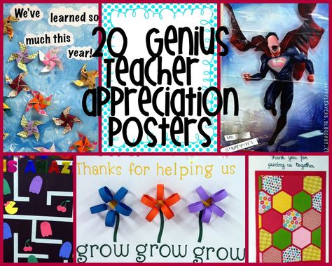 20 Genius Teacher Appreciation Posters from happyisaverb.blogspot.com Teacher Appreciation Poster Board Ideas, School Board Appreciation Ideas Children, Teacher Appreciation Posters Ideas, Teacher Appreciation Posters, Teacher Appreciation Daycare, Teacher Appreciation Week Poster, Teacher Appreciation Poster, High School Posters, Thank You Poster