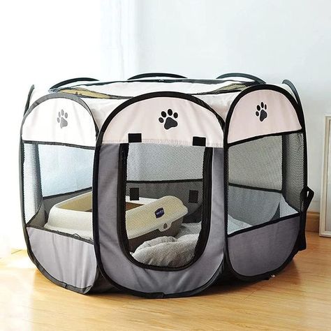 Dog Playpen Foldable Pet Exercise Pen Tents Dog House Playground for Puppy Dog/Cat Indoor Outdoor Travel Camping Use Playground For Dogs, House Playground, Pet Playpens, Cat Playpen, Puppy Playpen, Dog Tent, Cat Kennel, Cat Pen, Cat Tent