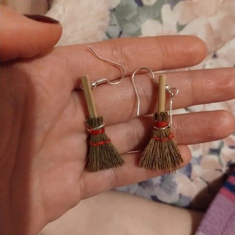 tiny broom earrings 🧹🧙‍♀️🪄🔮 i gifted these to Kate :) Broom Earrings, Gifts, On Instagram, Quick Saves, Instagram