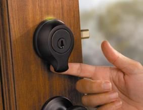 Kwikset fingerprint reader lock Finger Scan, Pintu Interior, Keyless Locks, Finger Print, House Keys, Home Safety, Entry Door, Door Locks, Entry Doors