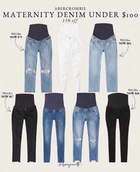 Maternity Jeans Outfit, Best Maternity Jeans, Maternity Clothing, Womens Maternity, Maternity Jeans, Maternity Clothes, Jean Outfits, Denim Fashion, Pants