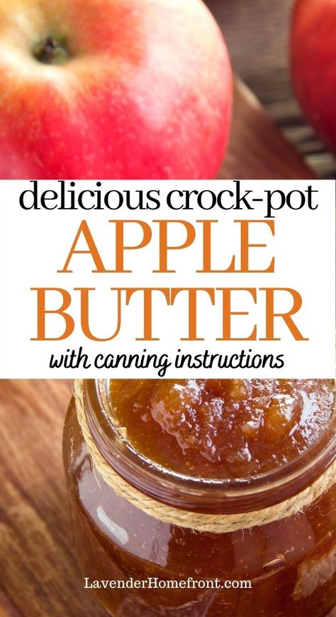 Can Apple Butter Recipe, Crockpot Apple Butter Recipe Canning, Slow Cooker Apple Butter Canning, Slow Cooker Apple Butter For Canning, Canning Recipes Apple Butter, Apple Butter Slow Cooker Recipes, Apple Sauce Crock Pot Recipes, How To Make Apple Butter Crock Pots, Freezer Apple Butter Crock Pot