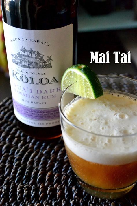 Mai Tai Recipe, Home Made Food, Pineapple Syrup, Light Rum, Fruit Puree, Festive Drinks, My Shirt, Mai Tai, Fresh Lime