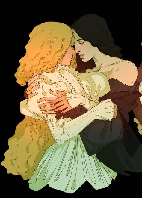 Lizzy Aesthetic, Sapphic Vampire, Lesbian Vampire, Sapphic Art, Crimson Peak, Lesbian Art, Vampire Art, Queer Art, Romantic Art