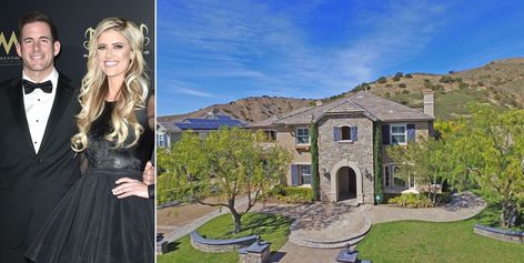 Following Their Divorce, Christina El Moussa Lists the Lavish Mansion She Shared With Tarek See inside the Flip or Flop couple's former home—including one over-the-top outdoor space. Tarek And Christina, Tarek El Moussa, Christina El Moussa, Rich Luxury, Flip Or Flop, Kitchens Luxury, Mega Mansions, Mansions For Sale, Just Sold