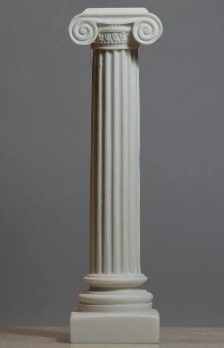 Alabaster Sculpture, Ionic Order, Greek Decor, Ionic Column, Greek Columns, Pillar Design, Roman Columns, Ancient Greek Architecture, Neoclassical Architecture