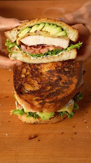 Owen Han on Reels | Owen Han · Original audio Owen Han, Chicken Club, Compound Butter, Club Sandwich, December 4, Wine Drinks, Grilled Chicken, High Protein, Chicken Recipes