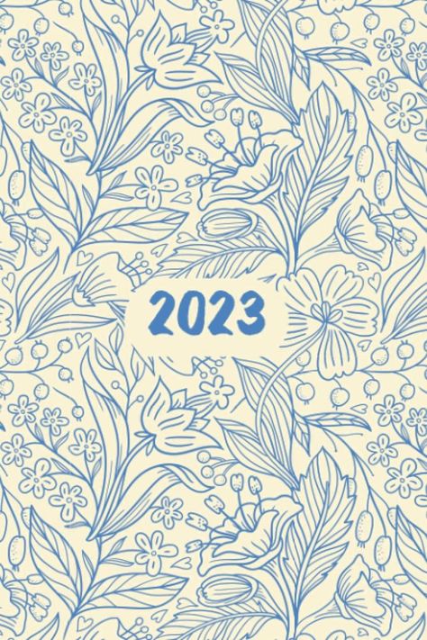 2023: Blue Flower Floral Pattern Academic Agenda Journal, Gratitude Bullet Weekly Planner, To-do list for Women, Girls and Student (6 in x 9 in) Paperback Cute Planner Cover Designs, Digital Planner Cover 2024, To Do List Aesthetic Wallpaper, 2024 Journal Cover Page, 2024 Planner Cover, Bullet Journal 2024 Cover Page, Bujo 2024 Cover Page, 2024 Cover Page, 2023 Planner Cover